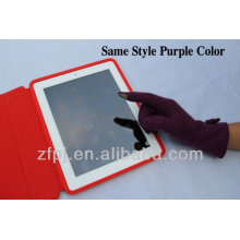 wool touch screen gloves